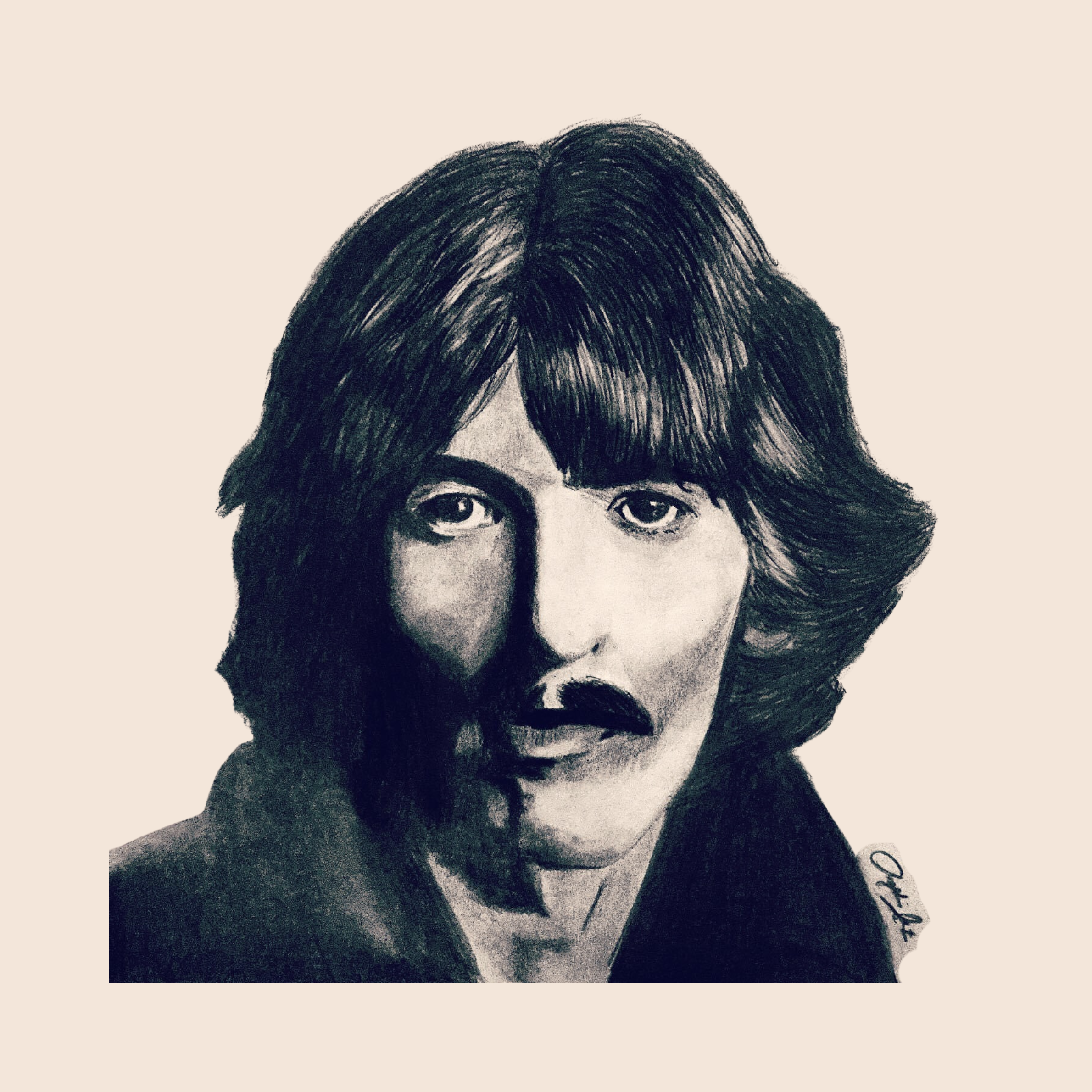 Portrait of George Harrison