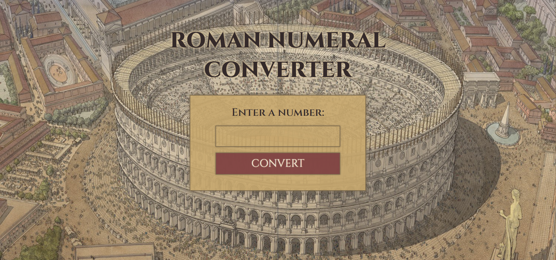 Roman Numeral Converter